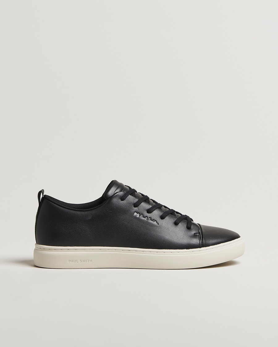 PS Paul Smith Lee Cap Toe Leather Sneaker Black – Sort