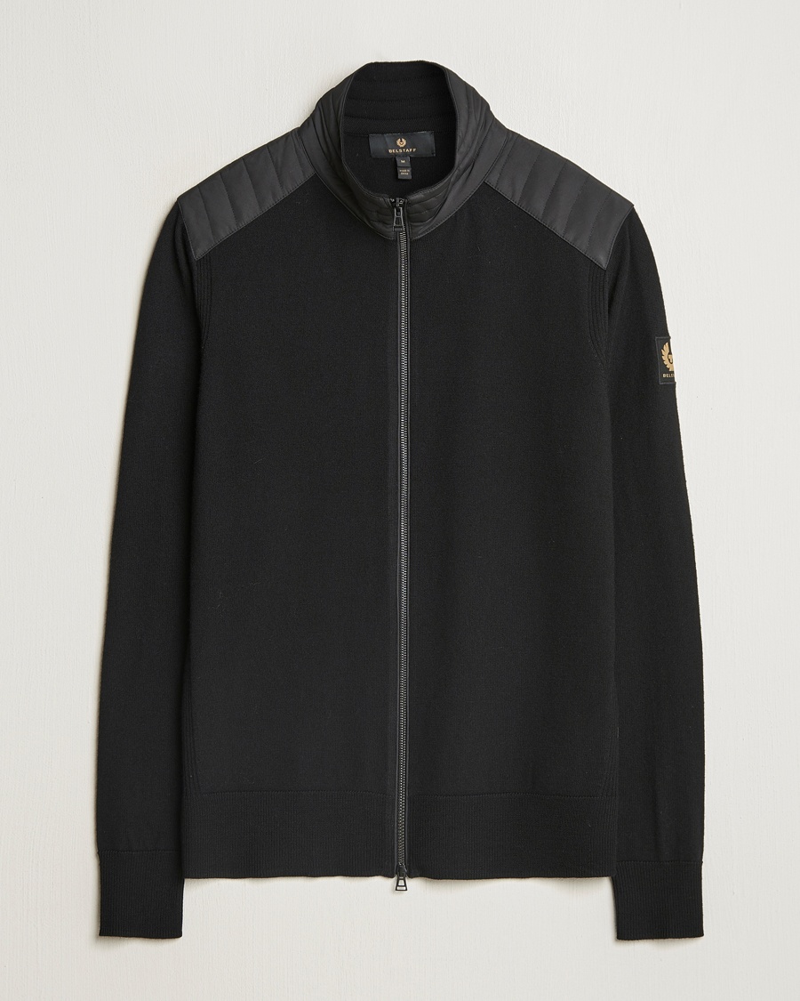 Belstaff Kelby Zip Cardigan Black – Sort