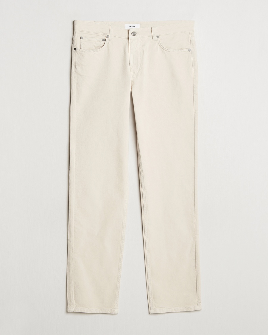 NN07 Tony 5-Pocket Pants Ivory – Hvid