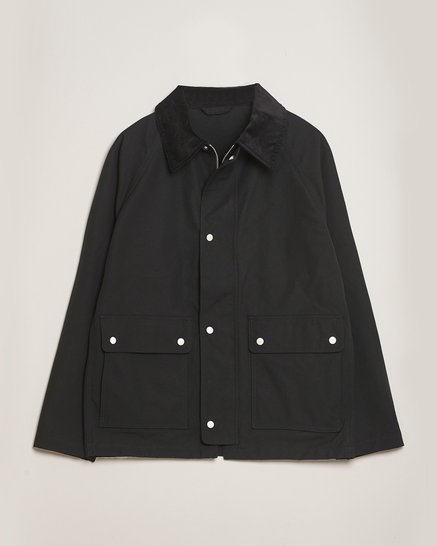 NN07 Glenn Brittish Millrain Jacket Black – Sort