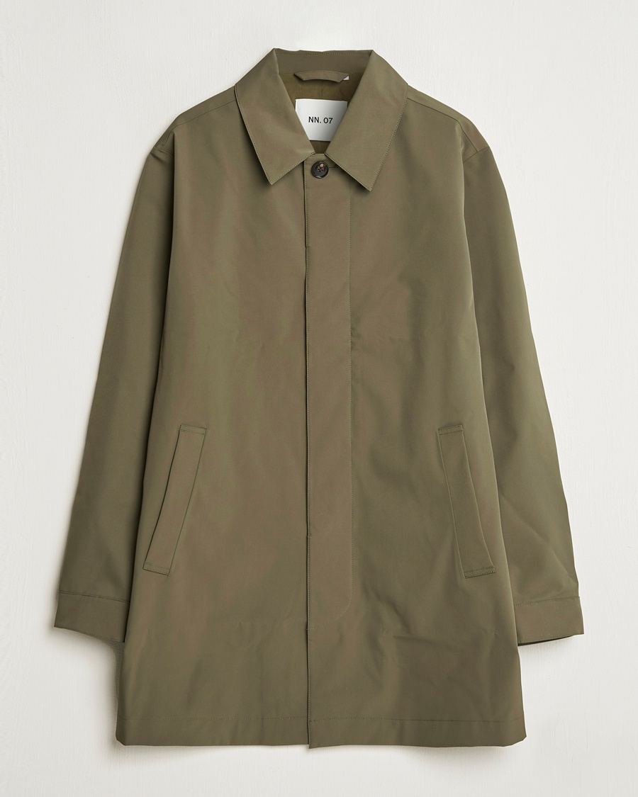NN07 Kim Waterproof Car Coat Capers Green – Grøn