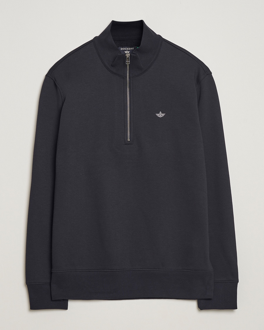Herre | | Dockers | Quarter Zip Fleece Black
