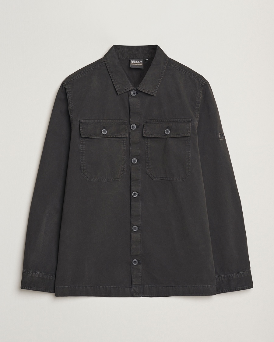 Barbour International Arlo Cotton Overshirt Black – Sort