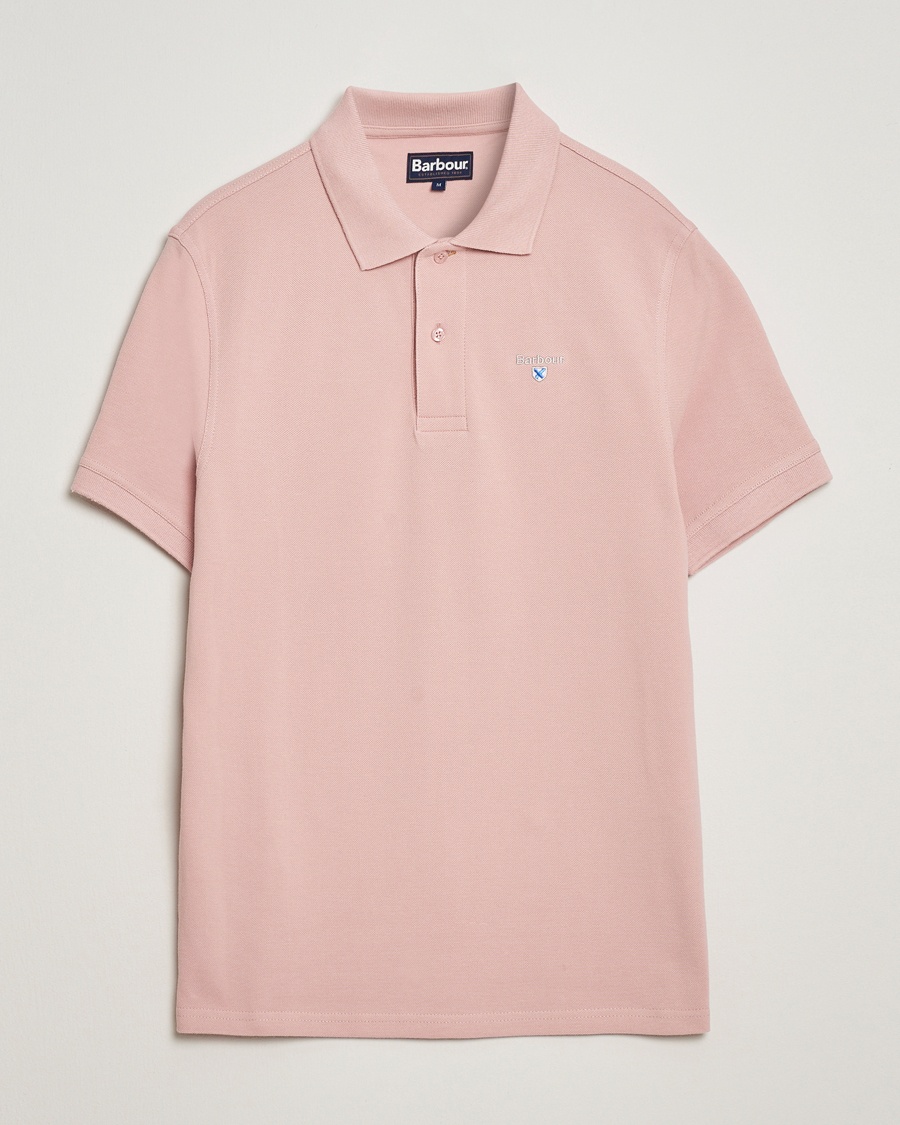 Barbour Lifestyle Sports Polo Pink Mist – Pink