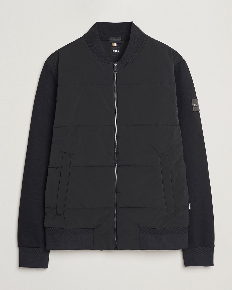 BOSS BLACK Skiles Hybrid Jacket Black – Sort