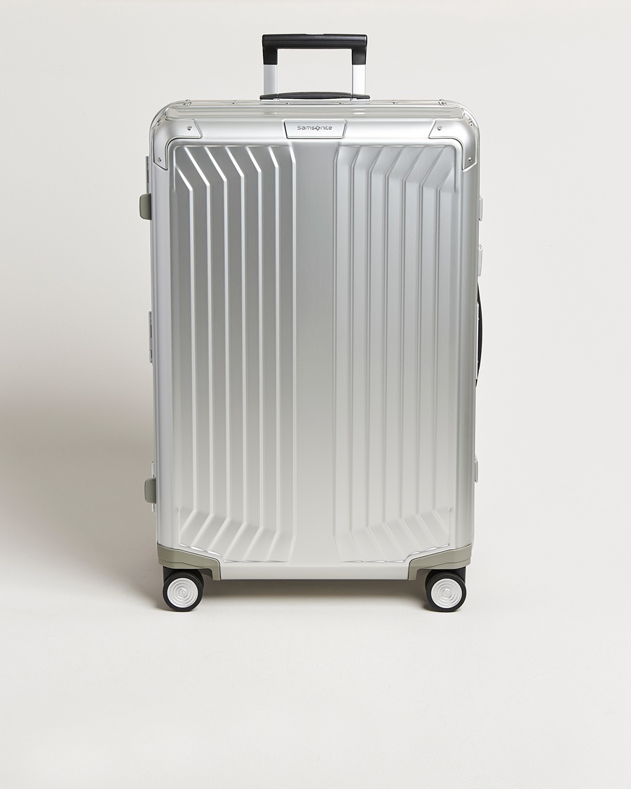 Samsonite Lite-Box Alu Spinner Check-In Aluminium – Sølv