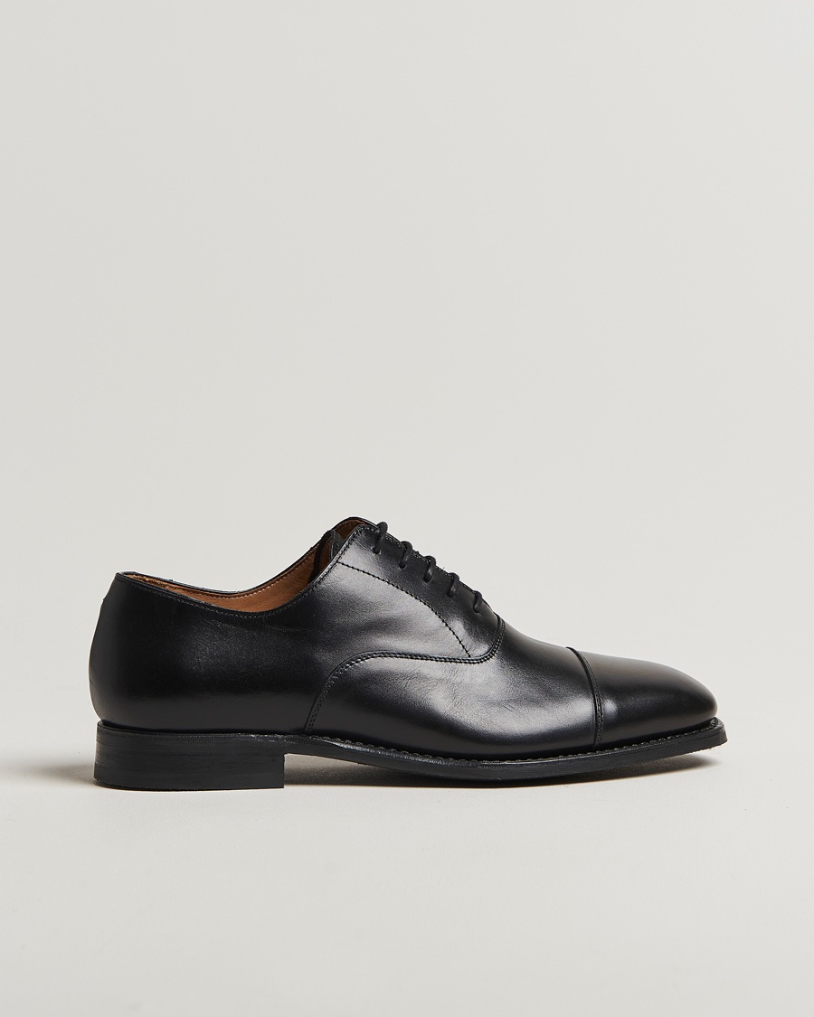 Myrqvist Äppelviken Oxford Black Calf – Sort
