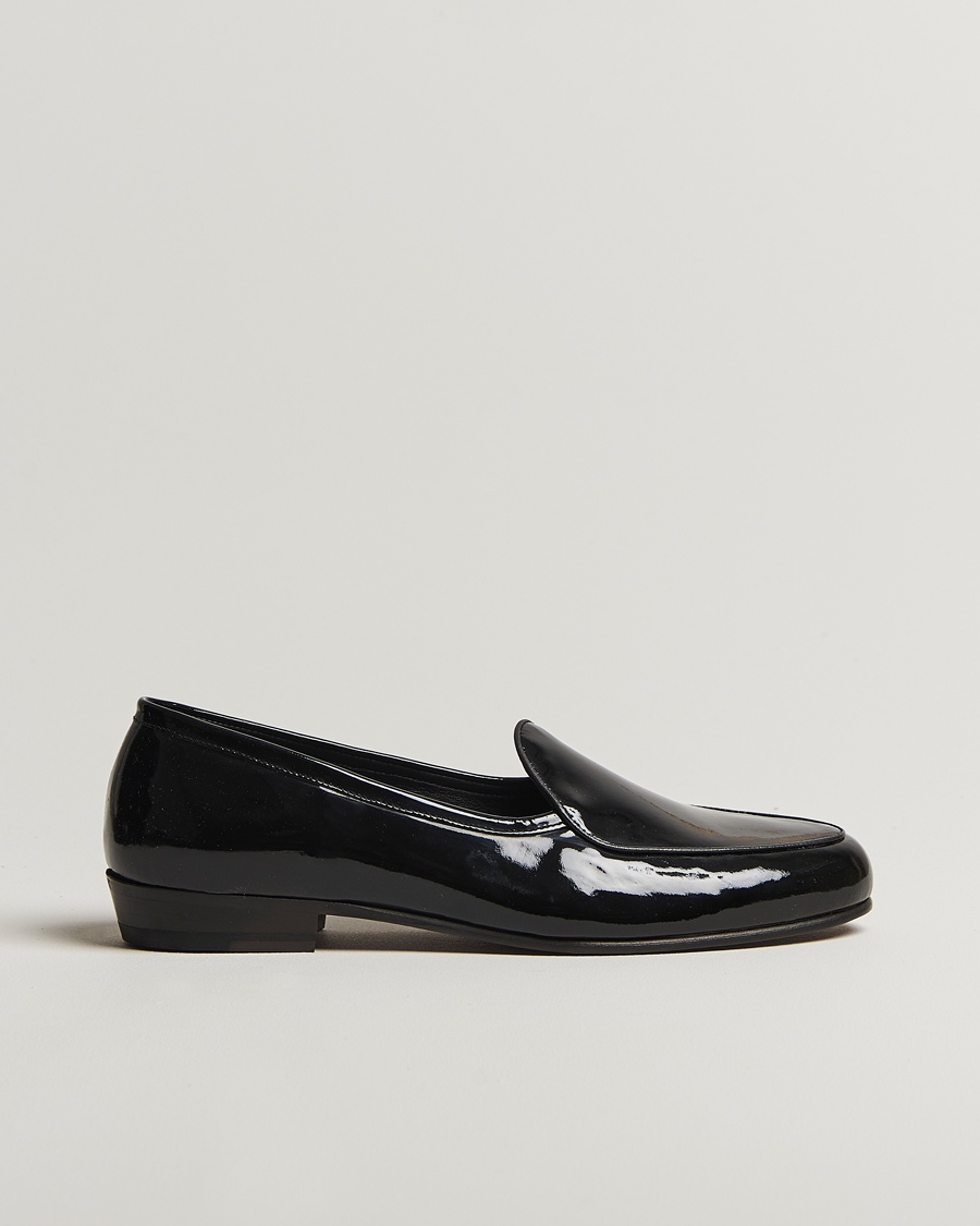 Myrqvist Ängby Patent Loafer Black – Sort