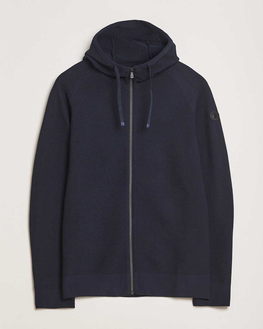 Sail Racing Element Seamless Hooded Full Zip Dark Navy – Blå