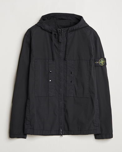 Herre | Nyheder | Stone Island | Supima Cotton Stretch Hooded Jacket Black