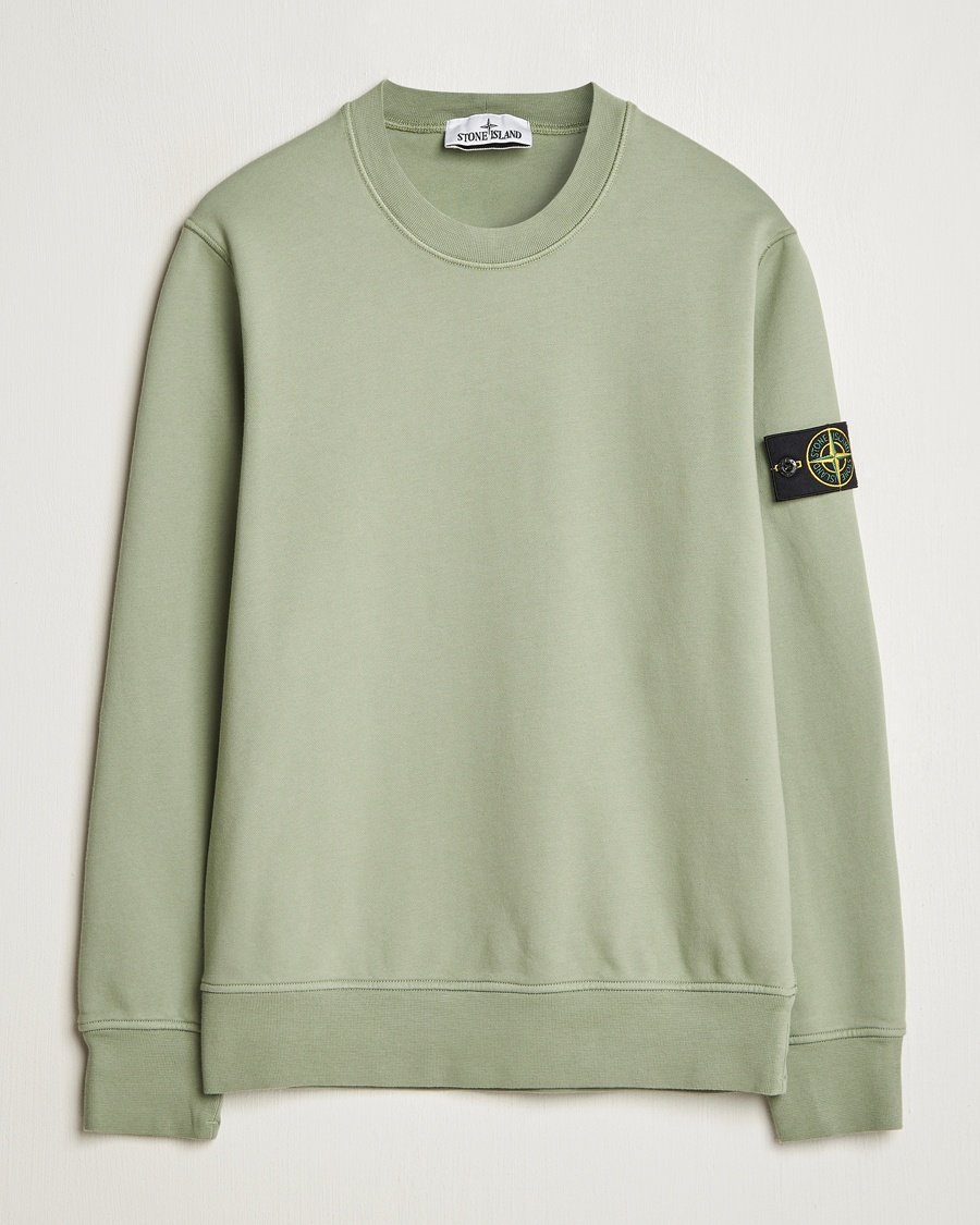 Herre | | Stone Island | Garment Dyed Fleece Sweatshirt Sage
