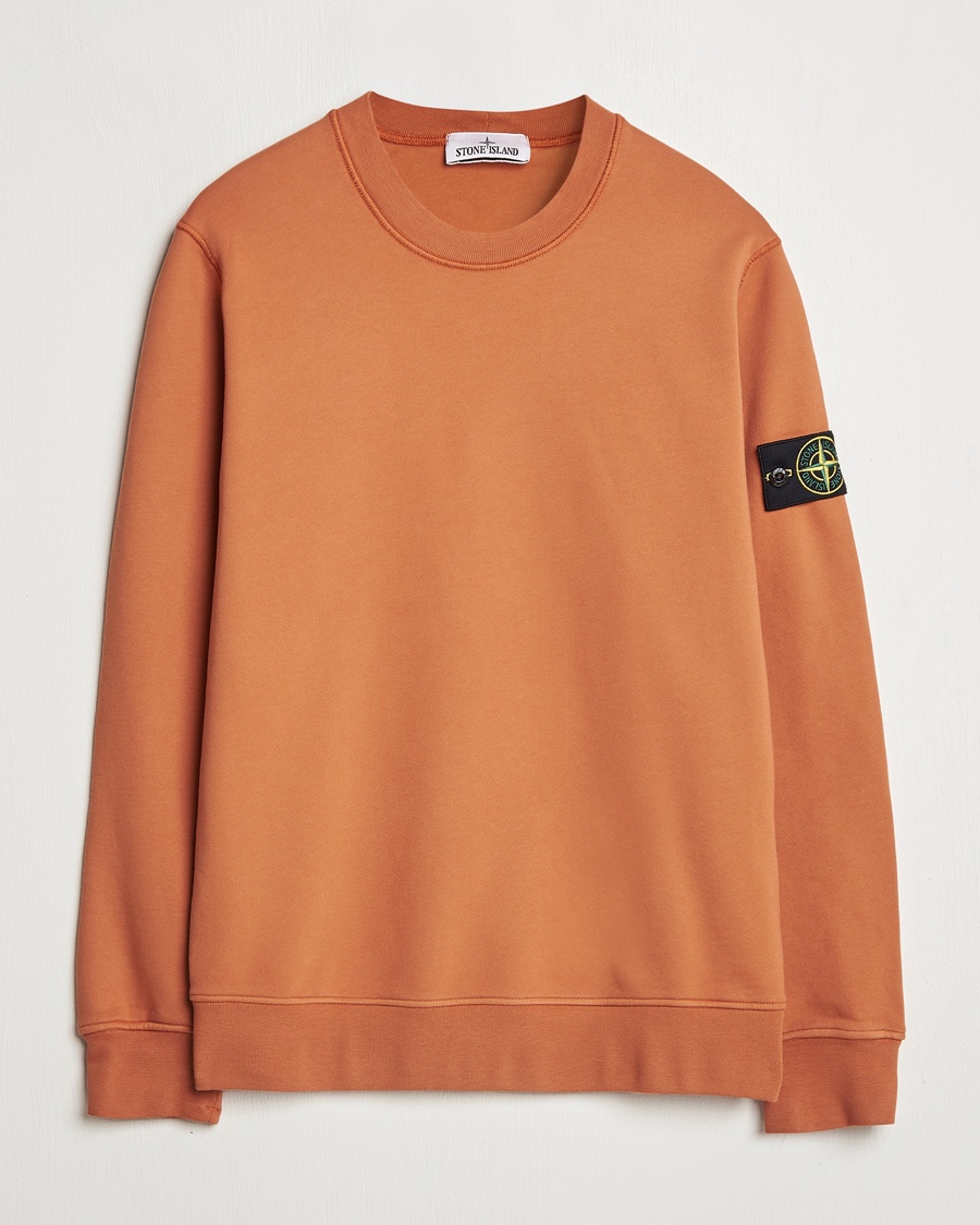 Herre | | Stone Island | Garment Dyed Fleece Sweatshirt Sienna