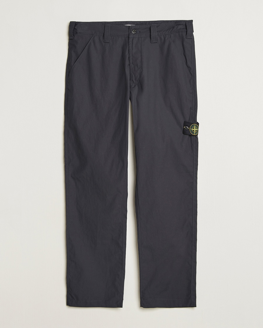 Herre | | Stone Island | Supima Cotton Canvas Pants Navy Blue