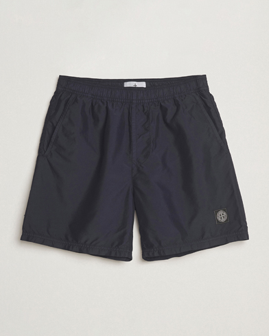 Stone Island Brushed Nylon Swimshorts Navy Blue – Blå