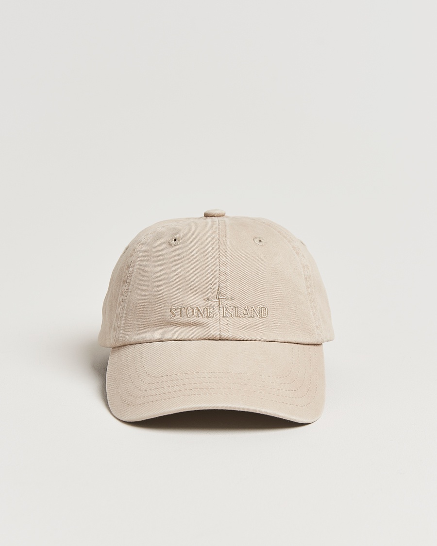 Herre | Nyheder | Stone Island | Cotton Gabardine Cap Desert