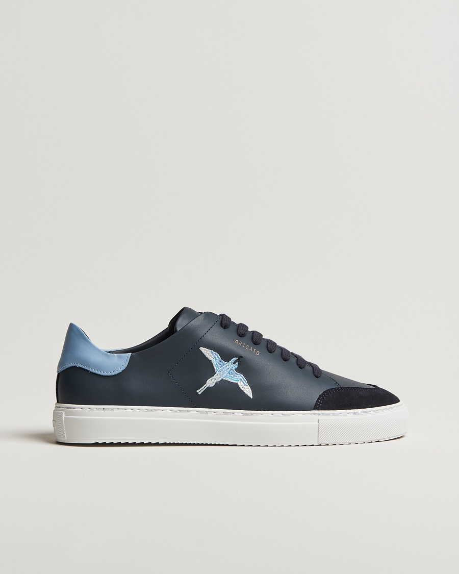 Axel Arigato Clean 90 Bee Bird Sneaker Dark Blue/Light Blue – Blå