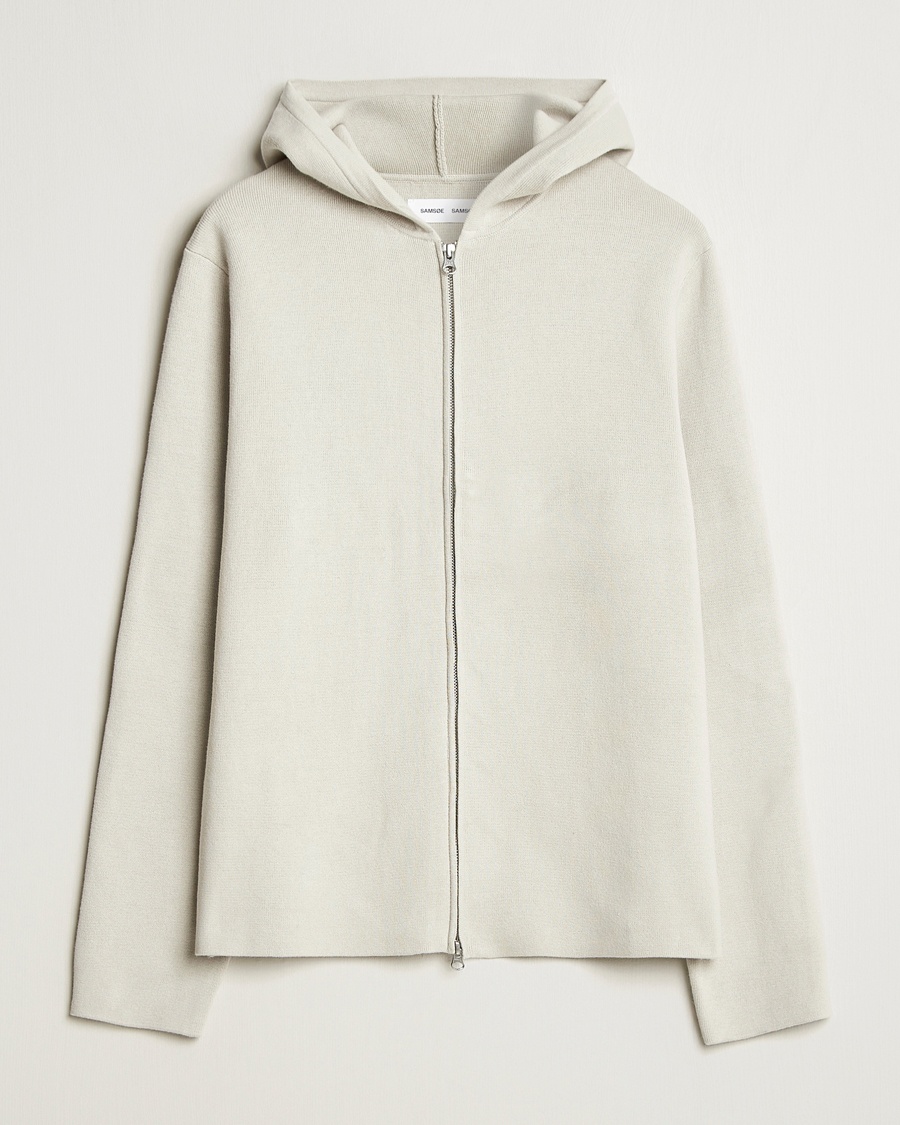 Herre | Business & Beyond | Samsøe Samsøe | Niklas Full Zip Hoodie Moonstruck