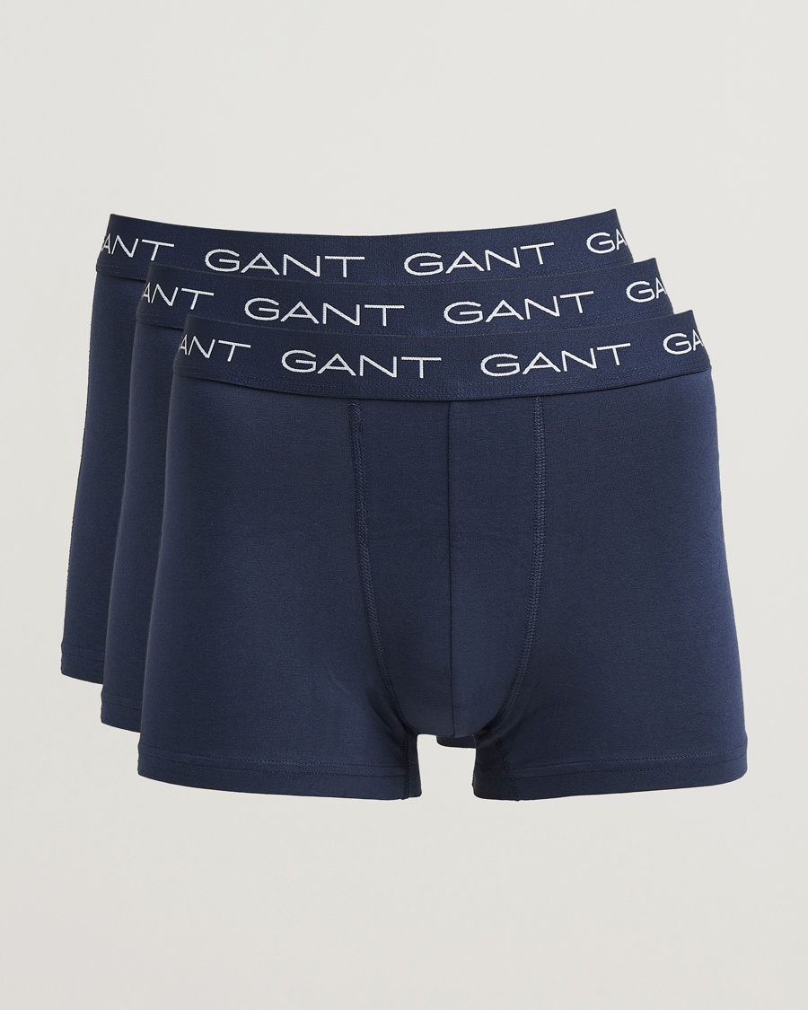 Herre | Afdelinger | GANT | 3-Pack Trunks Marine