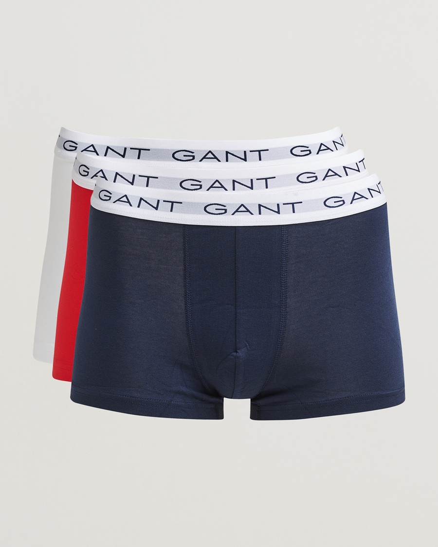 Herre | Afdelinger | GANT | 3-Pack Trunks Blue/Red/White