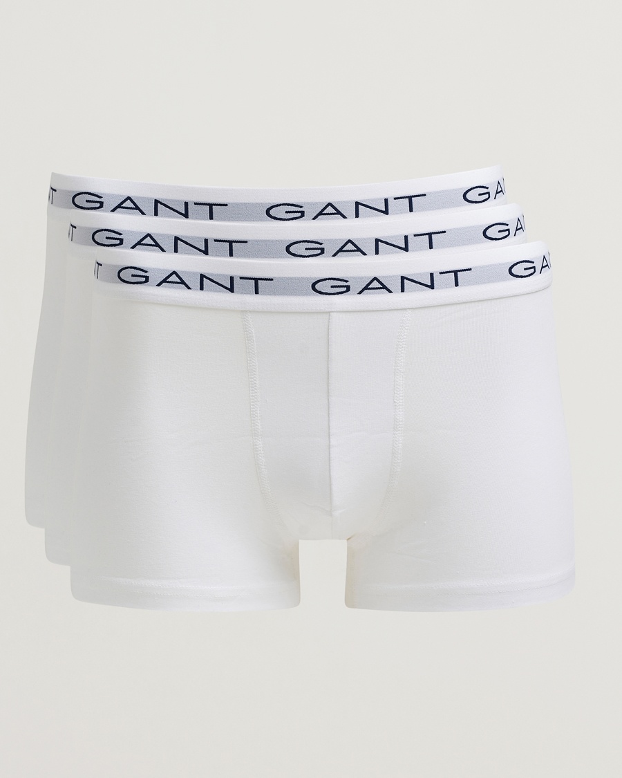 GANT 3-Pack Trunks White – Hvid