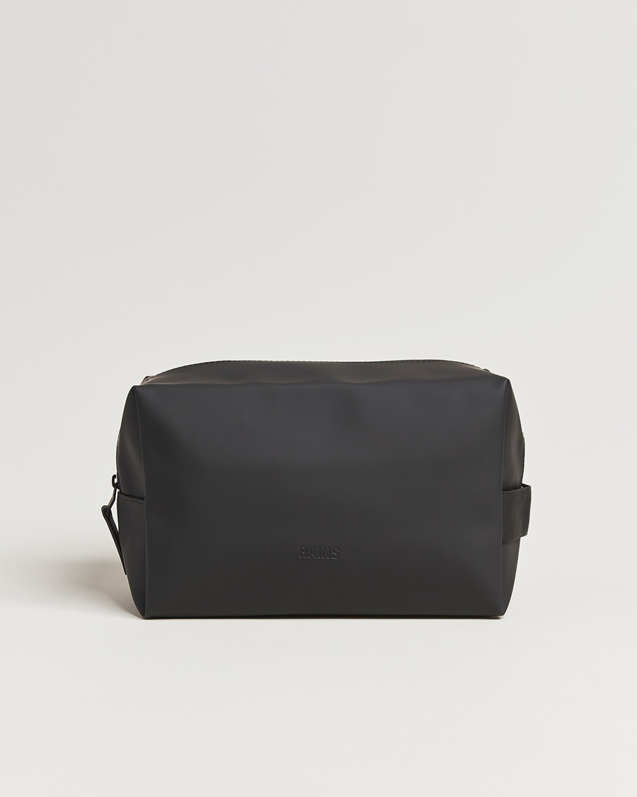 RAINS Washbag Large Black – Sort