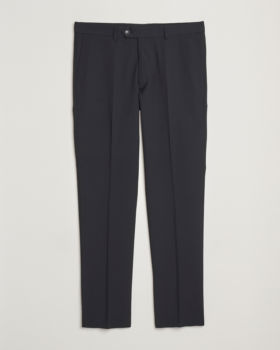 Herre | 20% udsalg | Oscar Jacobson | Denz Wool Blend Trousers Black