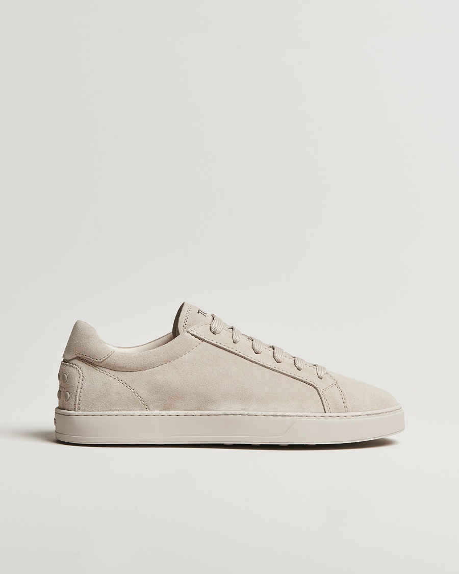 Herre | | Tod's | Cassetta Lacciata Sneaker Light Grey Suede