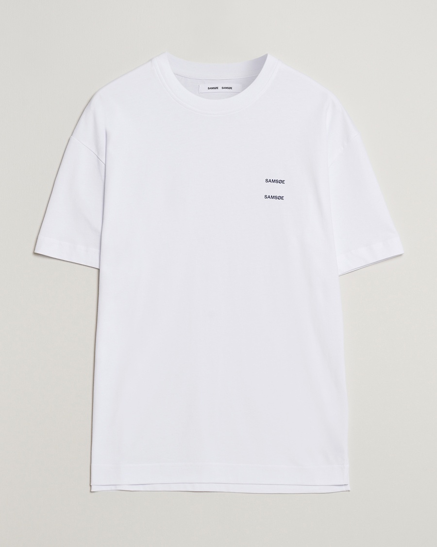 Samsøe Samsøe Joel Organic Cotton T-Shirt White – Hvid