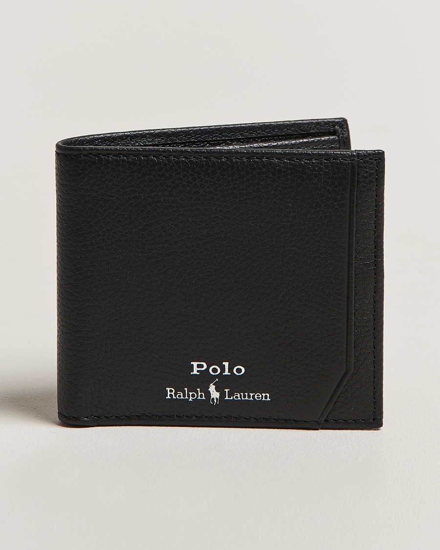 Polo Ralph LaurenPebble Leather Billfold WalletBlack – Sort
