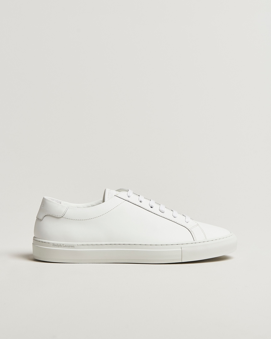 Polo Ralph Lauren Jermain Lux Leather Sneaker White – Hvid