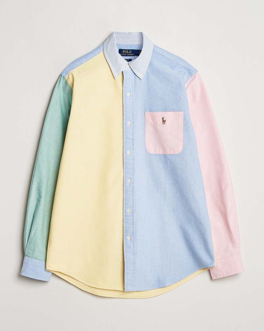 Polo Ralph Lauren Custom Fit Oxford Shirt Multi – Blå