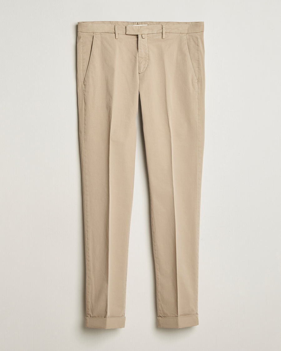 Herre |  | Briglia 1949 | Slim Fit Cotton Chinos Taupe