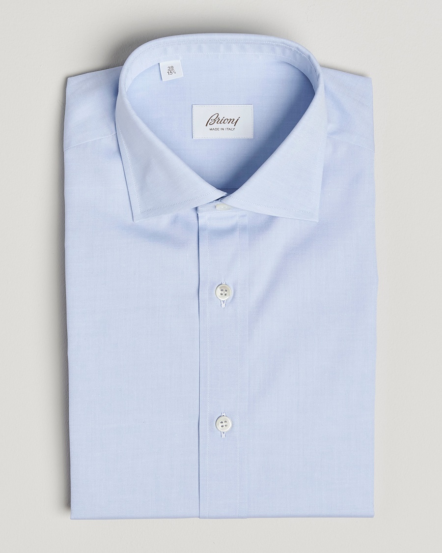 Brioni Classic Dress Shirt Light Blue – Blå