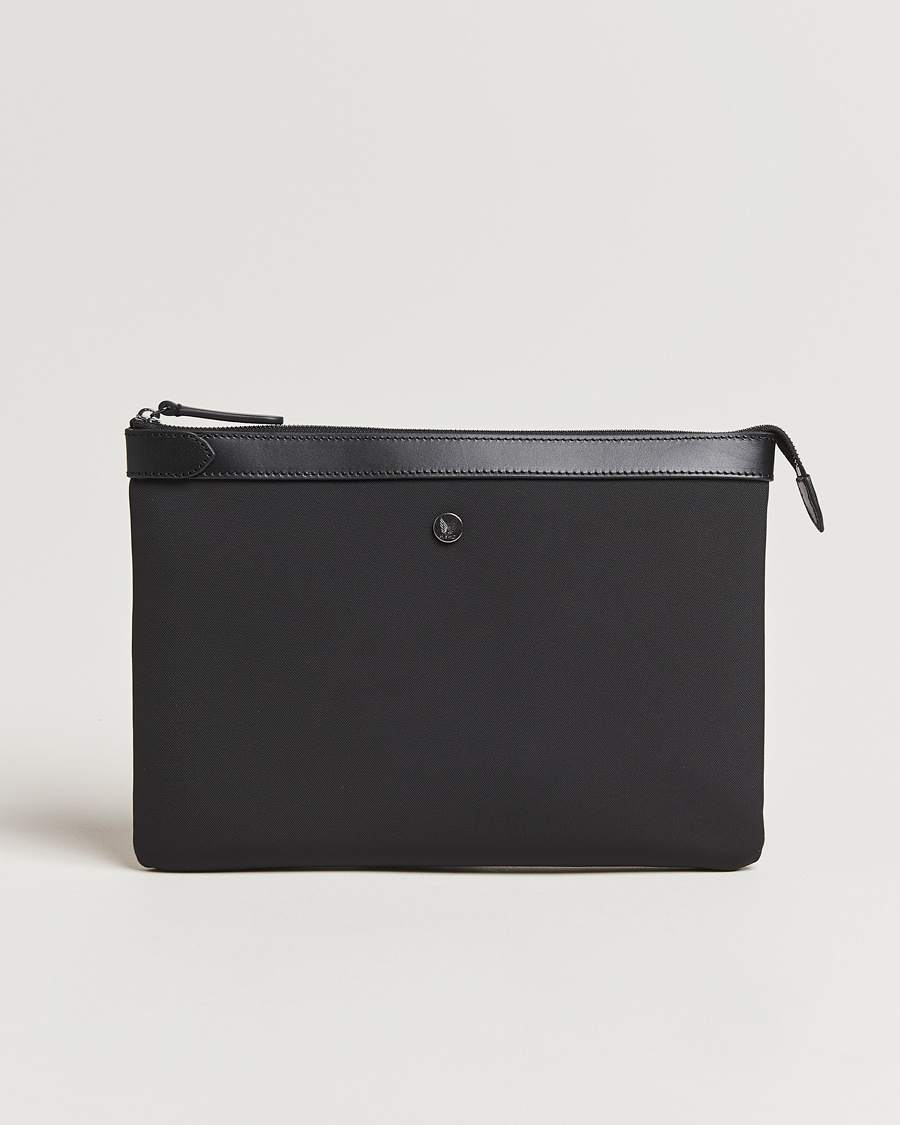 Mismo M/S Nylon Pouch Large Eclipse Black/Black – Sort