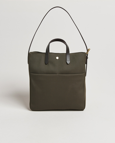 Herre | Nye produktbilleder | Mismo | M/S Field Tote Army/Dark Brown