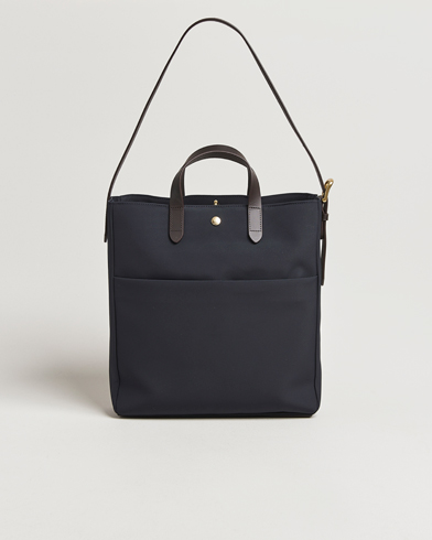 Herre | Nye produktbilleder | Mismo | M/S Field Tote Navy/Dark Brown