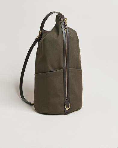 Mismo M/S Carpet Bag Army/Dark Brown – Grøn