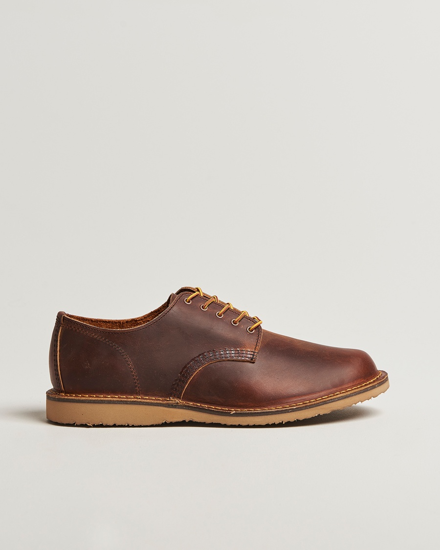 Red Wing Shoes Weekender Oxford Copper Rough/Though Leather – Brun