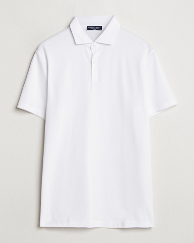 Herre | Nyheder | Charles Tyrwhitt | Short Sleeve Cotton Pique Polo White