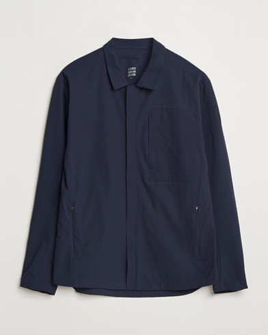 Scandinavian Edition Merge II Stretch Shirt Jacket Navy Blue – Blå