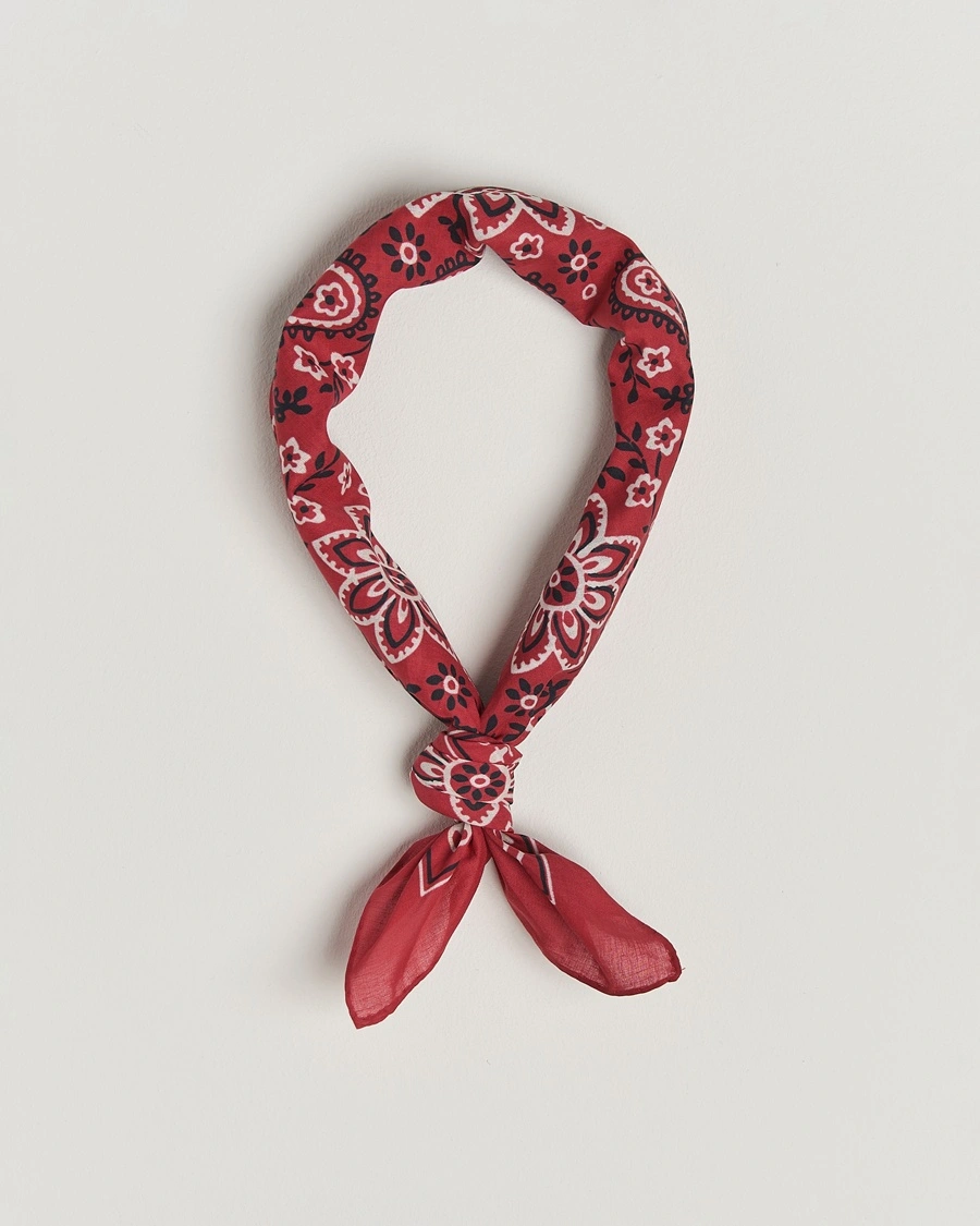 Drake's Drake'sClassic Paisley BandanaRed – Rød