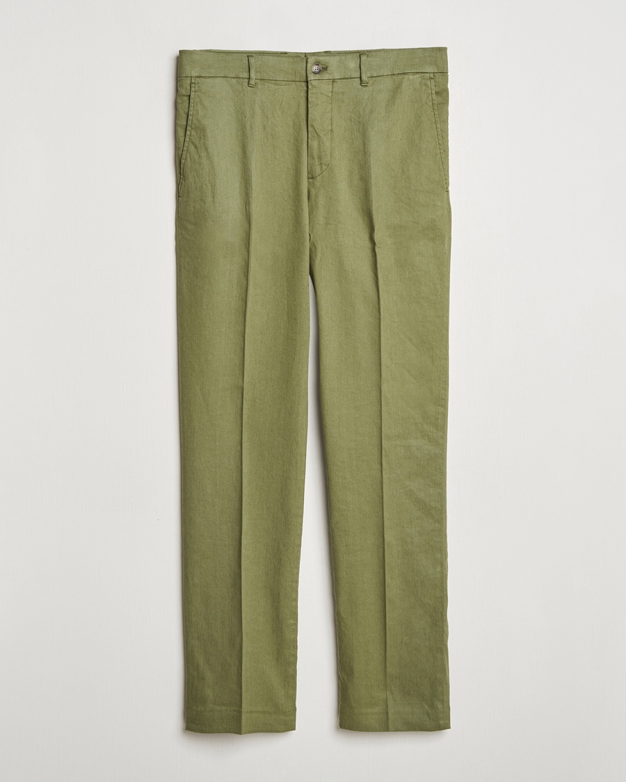 J.Lindeberg Lois Linen Stretch Pants Olivinie – Grøn