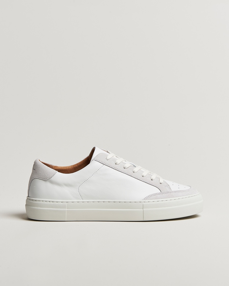 Herre | | J.Lindeberg | Art Signature Leather Sneaker White