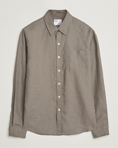 Herre | | Colorful Standard | Garment Dyed Linen Shirt Dusty Olive