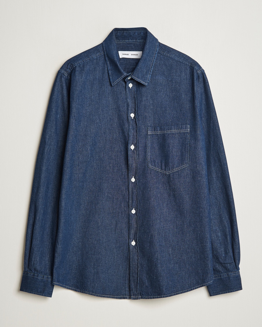 Samsøe Samsøe Ryan Chambray Shirt Salute Blue – Blå