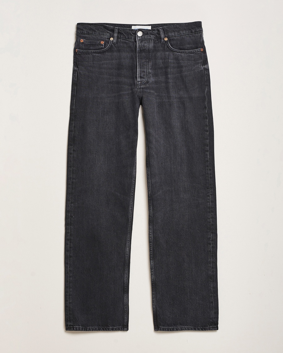Samsøe Samsøe Eddie Regular Fit Jeans Black Blizzard – Sort