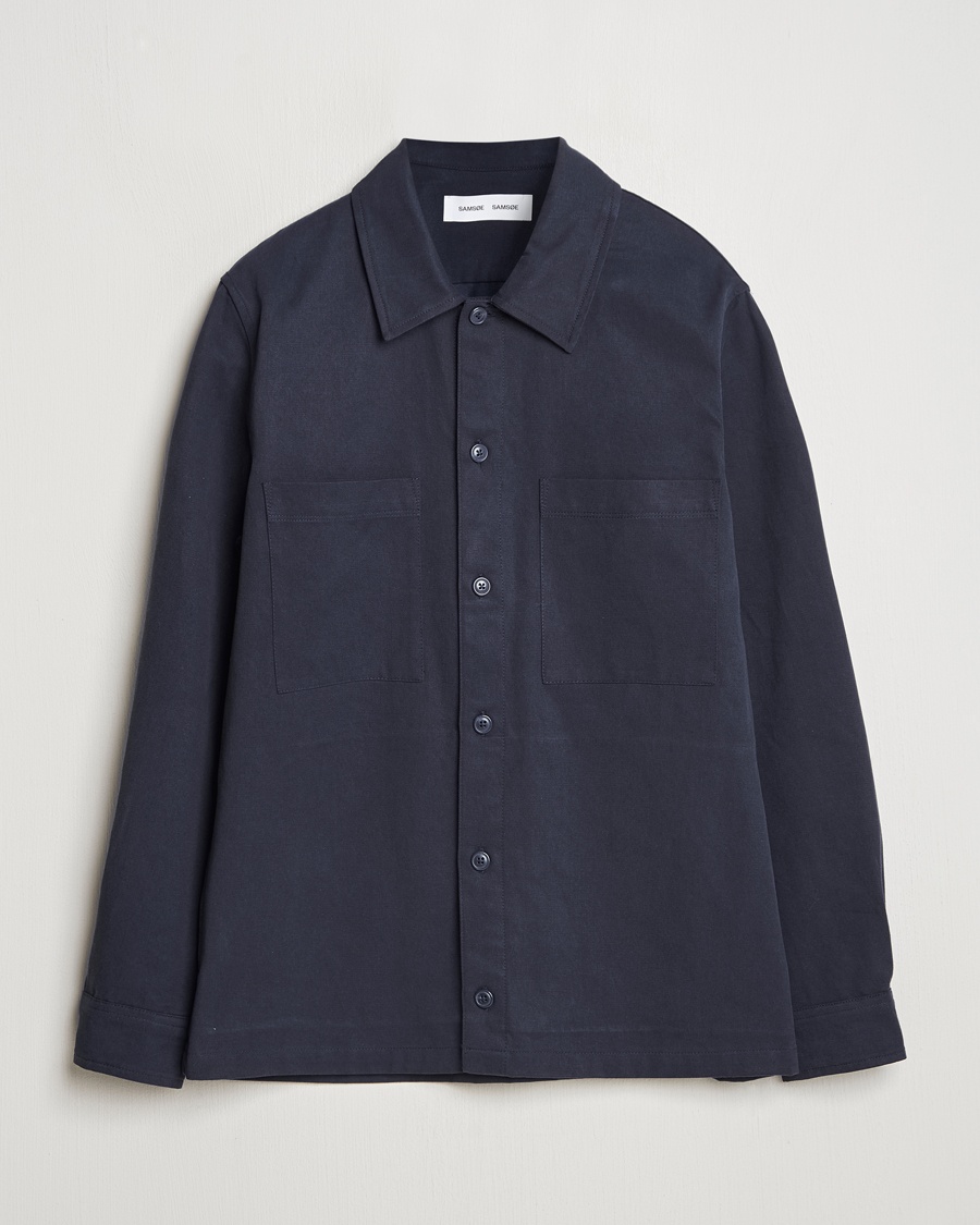 Samsøe Samsøe Sataka Overshirt Salute Blue – Blå