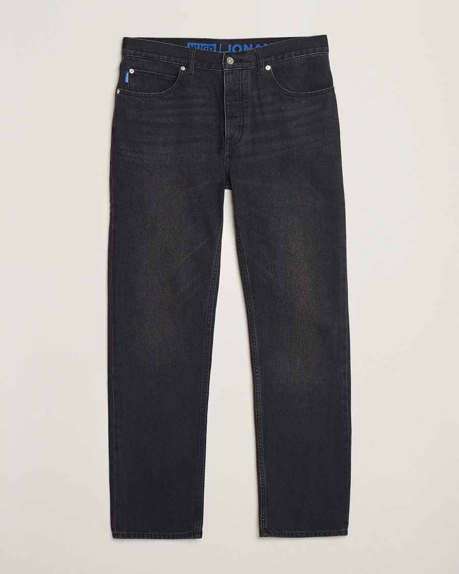 Herre | Straight leg | HUGO | Jonah Straight Fit Jeans Washed Black