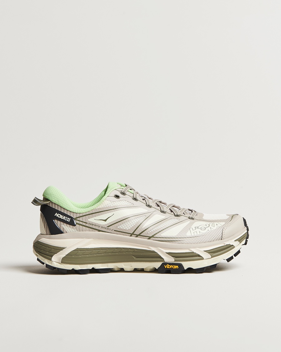 Herre | Løbesko | Hoka One One | Hoka Mafate Speed 2 Putty/Eucalyptus