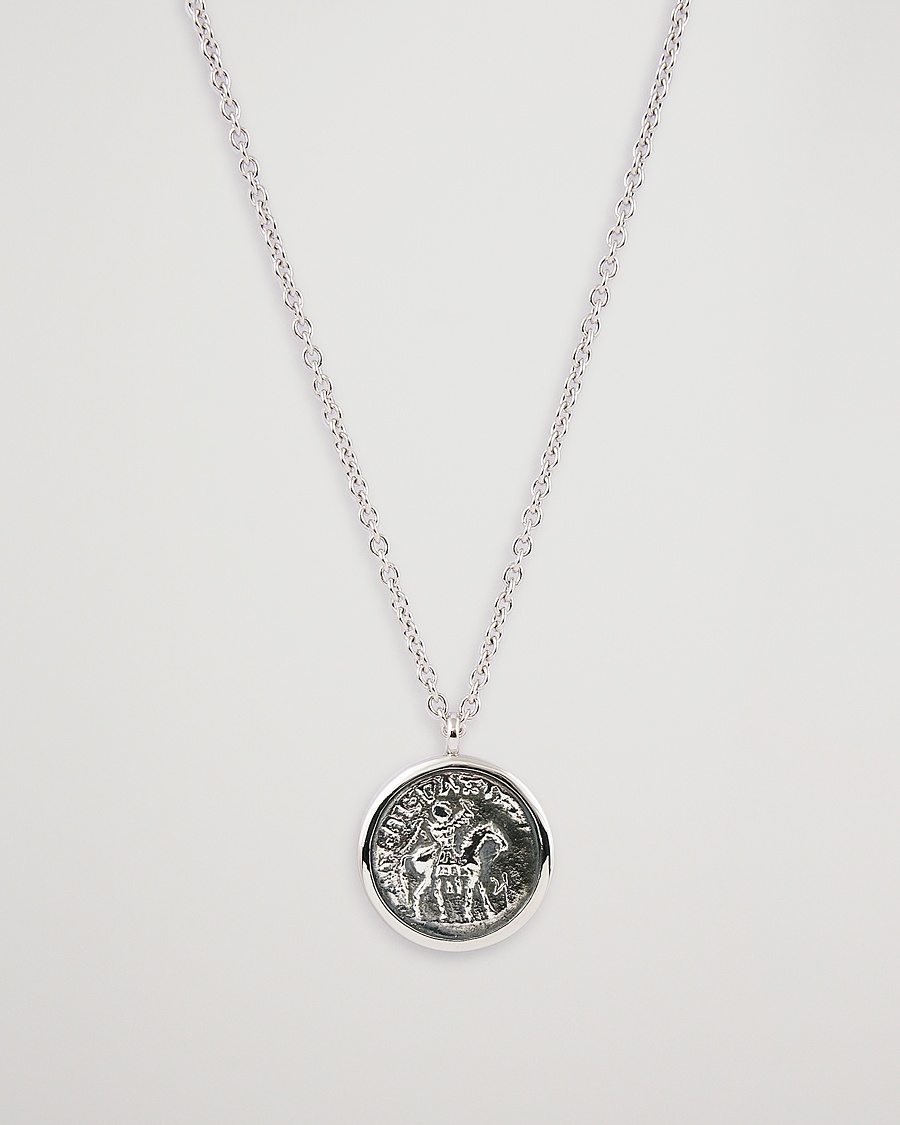 Tom Wood Coin Pendand Necklace Silver – Sølv